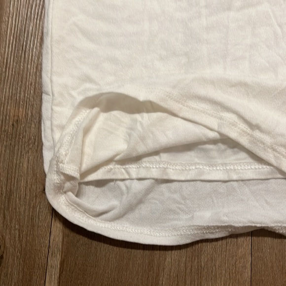 Soft, Fitted, White T-shirt Dress - Picture 11 of 11